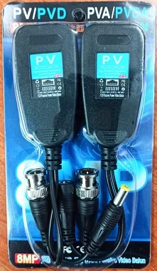 CCTV Cable Video Balun 8MP CAT5 CAT6 Data Transmitter Save Cost Stay Competitive Reliable Quality Sim Lim Square CCTV Shop 02-81 7 days a week operation