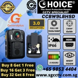Body Worn Camera CCBW9LSD Police Body Worn Cameras Security Officer Patrol Camera Public Harassment Video Evidence Mobile Camera