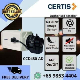 Certis Cisco Box Camera Varifocal Len CCD480 Sony Sensor School Banks ATM ICA Custom Immigration 
