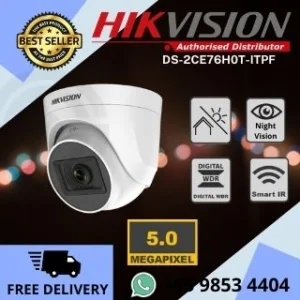 Hikvision Camera 5MP 3K DS-2CE76H0T-ITPF CCTV Camera DOME Night Vision Sim Lim Square CCTV Shop CCTV Camera Upgrade Repair