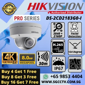 Hikvision CCTV Camera DS-2CE72DFT-F ColorVu Colour DOME Night Vision 1080P Smart IR IP67