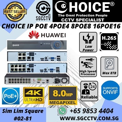 POE NVR 4POE4 8POE8 Network Video Recorder Digital Video Recorder Power Over Ethernet Reset Password Factory Default Cheap Price list Online Shopping Xmeye app Configuration