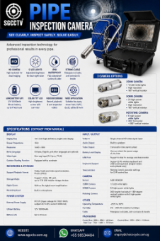 Pipe Camera System 150 meters RENTAL SALES Endoscope Camera Sewer Inspection Rescue work Underground Cave Underwater Pipeline 3 Pipe Camera System Pipe Inspection RENTAL SALES Endoscope Camera Sewer Inspection Rescue work Underground Cave Underwater Pipeline