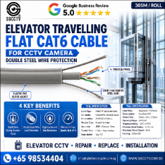 CCTV Singapore Hikvision Dahua Uniview Security System Installation Video Intercom System CCTV Camera Repair Credit Card Installment Plan 14 Lift Travelling Cable Cat6 Factory Direct Best Price Property Management Facility Management Lifts Maintenance Elevator Servicing Dual Galvanized Steel-Wire