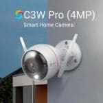 EZVIZ 4MP Color Night Vision C3W Outdoor Weatherproof IP67 Wireless 2.4Ghz to your WIFI Router 256GB SD Card WIFI NVR Cloud Storage Ezviz Hikvision subsidiary