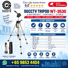 CCTV Camera Tripod WT-3530 5kg Load Lightweight Secure Portable Outdoor deployment anytime anywhere photographic Cameras mount