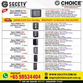 DATA CABINET SERVER RACK AS6618 18U Vertical Wall Mount Floor Standing Server Rack. To store CCTV DVR NVR SWITCH DATA CENTRE