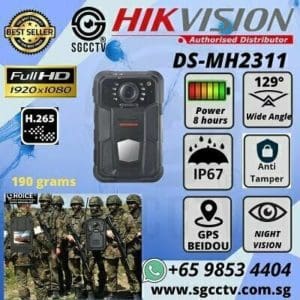 Body-Worn Camera Hikvision DS-MH2311 Security Officer Police Force Army Officer Training Instructors Video Evidence Court Evidence Self Protection Avoid Accusation