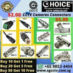 CCTV Power Cable Jack BNC T CONNECTOR how to connect bnc connector to cctv camera CCTV Camera Connectors HOME DIY cctv installation Coaxial Analog Video
