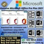 Microsoft Office 2021 Professional Plus - 1 User / 1 Device Words Excel PowerPoint Genuine Legit Full Retail Version Lifetime Original Full Version