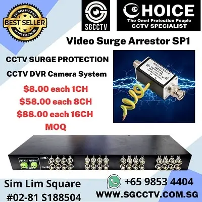 CCTV Surge Protection 16ch Hub BNC Lighting Protector CHOICE BNC Lighting Protector 16 Channel BNC Video Surge Protector Arrester for CCTV DVR Camera System