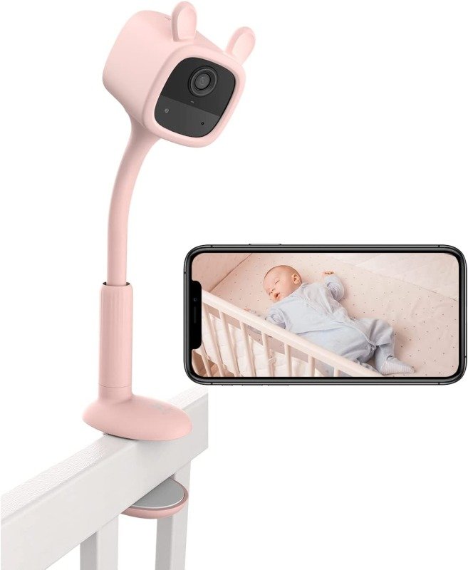 EZVIZ BATTERY BABY CAMERA CS-BM1 BABY Crying Detect Baby Activity Detect Out of Crib Alerts 2-WAY Audio Hear and Talk 256GB SD Cloud Storage No Installation