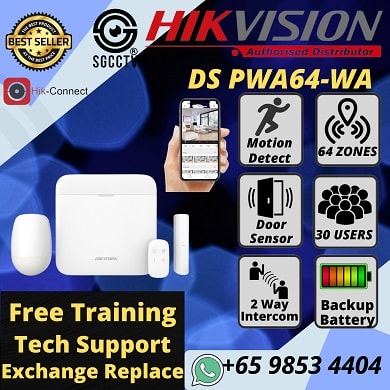 HIKVISION ALARM AX-PRO Magnet Detector DS-PDMC-EG2-WB Emergency Button DS-PDEB1-EG2-WB INTRUDER ALARM SYSTEM HOME OFFICE FACTORY ALARM SYSTEM INSTALLATION