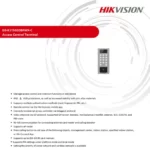 HIKVISION OUTDOOR READER DS-K1T502DBFWX-C Door Access Installation Biometric Fingerprint Access Reader Hikvision Video Intercom Mobile App Door Gate Release