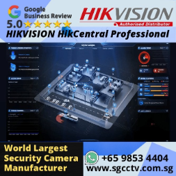 HIKVISION HikCentral Professional VMS Virtual Monitoring System Increase Productivity Virtual Guard Reduce Manpower Security system supplier