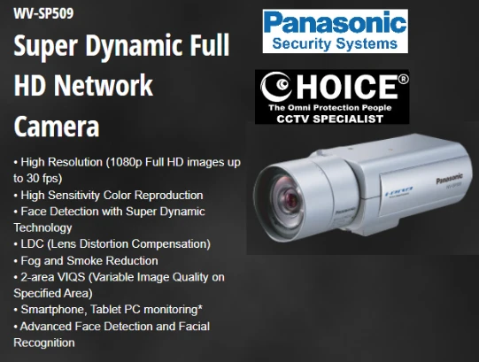 PANASONIC IP CAMERA WV-SP509 2MP Bullet Face Detect CCTV Camera Installation Repair CCTV Shop Sim Lim Square Camera Shop CCTV SINGAPURA Security System Supplier