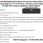 UNV POE NETWORK NVR NVR516-E-R Uniview 64CH-128CH NVR Hot Swap RAID 0-1-5-6-10-50-60 N+1 Hot Spare Cloud upgrade 16-HDD CCTV Camera Installation Repair Replace