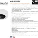 WISENET HANWHA FISHEYE AI CAMERA XNF-9013RV 12MP 360° H.265 POE IP66 Samsung Korea Military Office Security system supplier Security system installation service