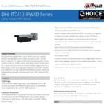 DAHUA ANPR 4MP BULLET Camera DHI-ITC413-PW4D-IZ1 IP67 ONVIF Motorized lens 3-12mm Vehicle License Plate Recognition Malls hospitals Schools, Office Stations