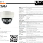 Hanwha Techwin Wisenet SNV-L5083R 1.3M HD Vandal-Resistant Network IR Dome Camera Motion detection Tampering DWDR IR viewable length 20m LDC support Lens Distortion Correction KOREA CCTV CAMERA