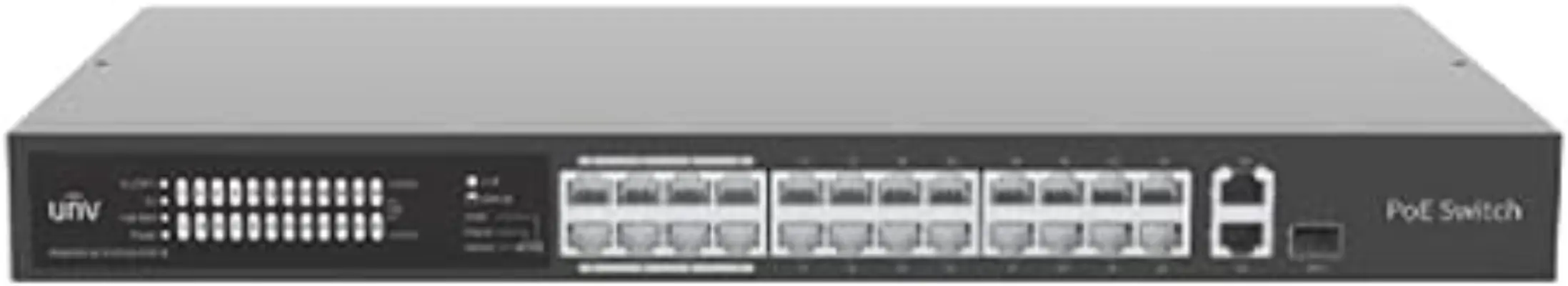 UNV NSW2020-16T1GT1GC-POE-IN Port Configuration PoE Support Managed Switch Layer 2/Layer 3 Support Redundancy Features Rack-Mountable Network Segmentation Advanced Networking Capabilities