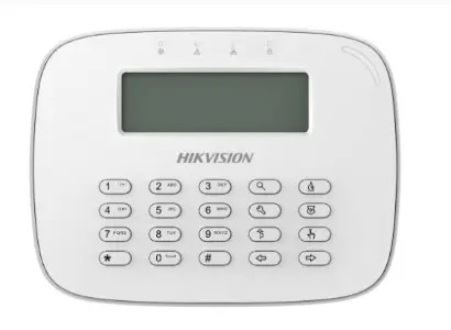 HIKVISION Wired Keypad DS-PK-L Wired Connectivity Numeric Keypad Backlit Display  Tamper Detection Arming/Disarming Zone Control 