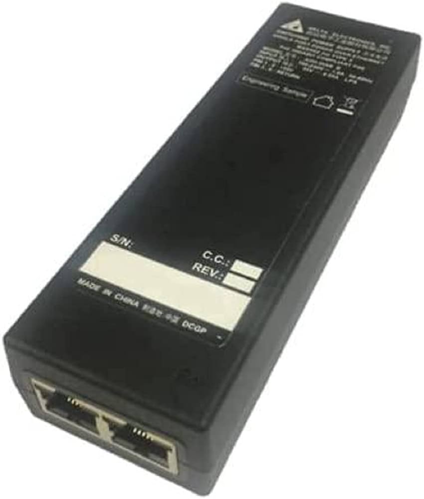  Aruba HPE Networking R8W31A Instant On 802.3af PoE Midspan Injector 802.3af PoE Standard Plug-and-Play Installation Support for Multiple Devices