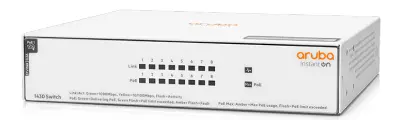 ARUBA INSTANT ON 1430 8G CLASS4 POE 64W SWITCH (R8R46A) Unmanaged Ethernet Connectivity for Small Businesses Energy Efficiency and Traffic Optimization