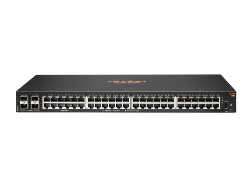 HPE Aruba Networking CX 6000 48G 4SFP Switch 48 Gigabit Ethernet Ports Scalable Design Network Switching High Availability Redundancy and Resilience Enhanced Performance