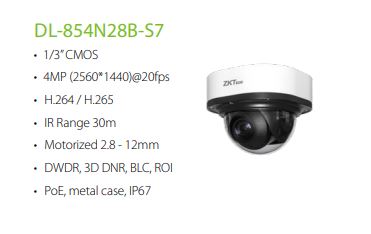 ZKTECO Lite Series IP Camera DL-854N28B-S7 High Definition Video Quality Video Compression Frame Rate Day/Night Functionality Audio SGCCTV SECURITY PACKAGE CCTV Camera Installation Singapore
