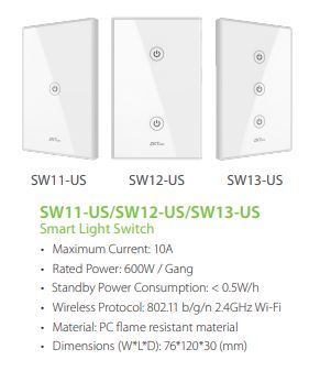 ZKTECO Smart Light Switch SW11-US Touch Panel Design Voice Control App Control Device Sharing SGCCTV SECURITY PACKAGE CCTV Camera Installation Singapore