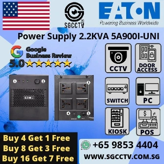 EATON UPS Uninterrupted POWER SUPPLY 5A900I-UNI Energy Star Backup Power Surge Protection Uninterruptible Power Supply Singapore