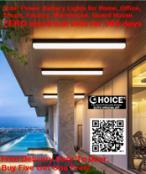 CHOICE SOLAR POWERED BATTERY LIGHT CC30W10A75 Solar Lights Singapore Zero Electric Bill 365days Keep Safe Brighten Your Premises