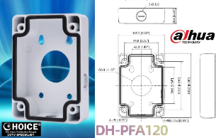 DAHUA CCTV CAMERA BRACKET BOX DH-PFA120 Security System Supplier OFFICE SHOP CCTV CAMERA SINGAPORE