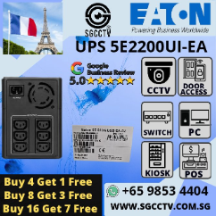 EATON Uninterrupted POWER SUPPLY 2.2KVA 5E2200UI-EA Uninterrupted Power Supply Backup Power UPS Battery Replace SINGAPORE