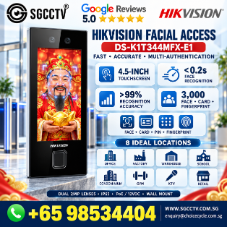 HIKVISION Facial Access DS-K1T344MFX-E1 Dual Len Accuracy IP65 Outdoor Weatherproof Finger RFID DOOR ACCESS Repair Replace