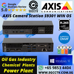 AXIS Camera Station S9301 Workstation Server AXIS Camera Station Pro licenses 192TB RAID Storage CCTV Security System Singapore