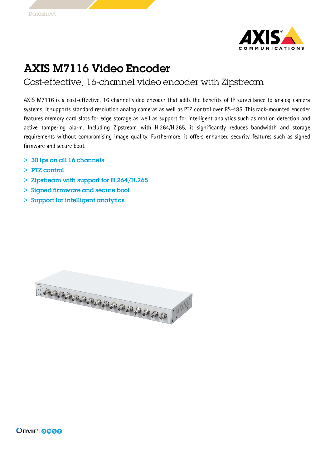 AXIS M7116 Video Encoder Singapore Analog cameras migrate to IP Surveillance built-in cybersecurity ARTPEC Intelligent Analytics AXIS Partner 7 AXIS M7116 Video Encoder Singapore Analog cameras migrate to IP Surveillance built-in cybersecurity ARTPEC Intelligent Analytics AXIS Partner - Image 7