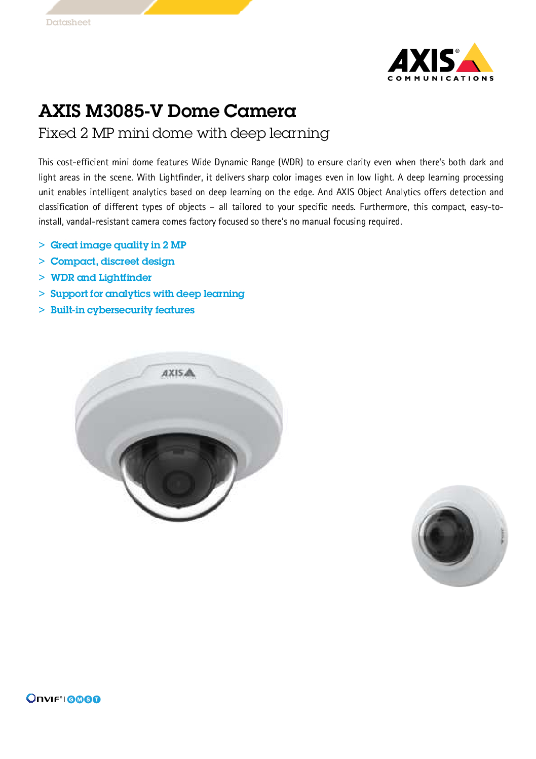 AXIS Sweden M3085-V 2MP Dome Camera Deep Learning Network Surveillance Camera AXIS Cyber Security CCTV Singapore AXIS Partner 7 AXIS Sweden M3085-V 2MP Dome Camera Deep Learning Network Surveillance Camera AXIS Cyber Security CCTV Singapore AXIS Partner - Image 7