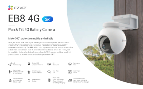 EZVIZ H3 3K 5MP Smart Home Camera – AI Human Detection, Waving-Hand Control & Custom Detection Zones NEW DB 1 EZVIZ H3 3K 5MP Smart Home Camera