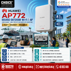 HUAWEI AP772 BE6450 GIGABIT Long-Range Outdoor Wi-Fi Outdoor AP High-Protection WIRELESS SOLUTION SGCCTV CHOICECYCLE