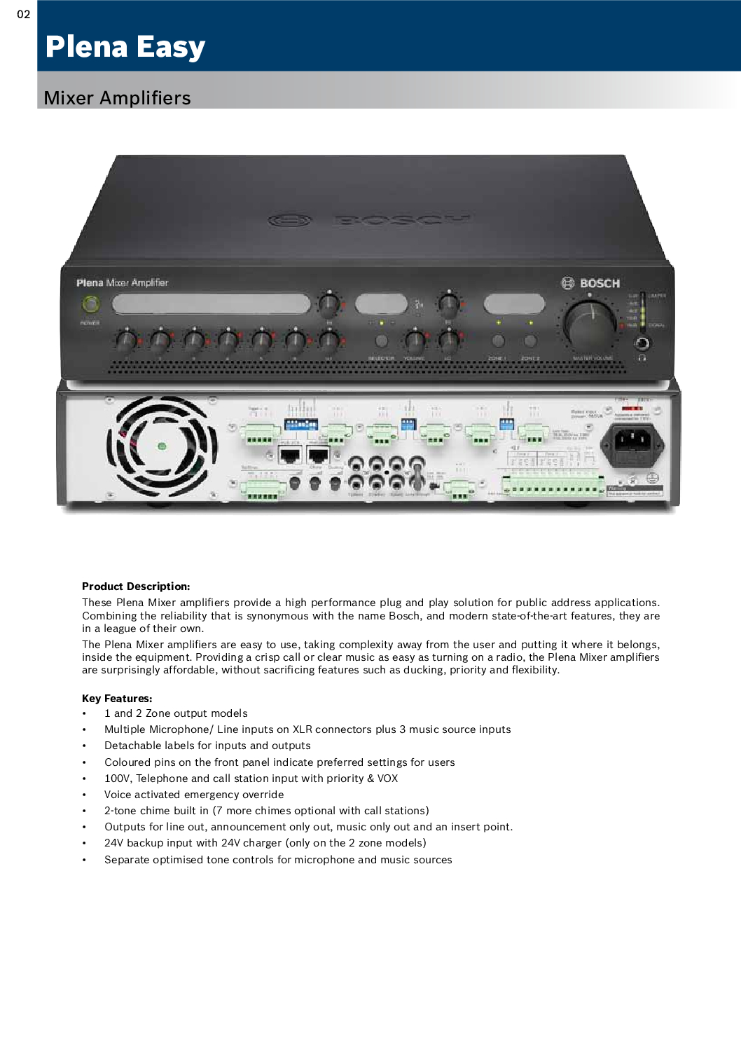 Bosch PLE-10M2 Plena Mixer NEW JJ 2 Bosch PLE-10M2 Plena Mixer NEW JJ - Image 2