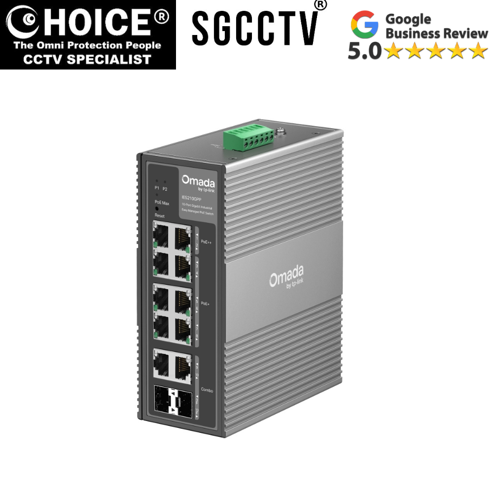 Tp-Link OmadaI IES210GPP 10-Port Gigabit Industrial