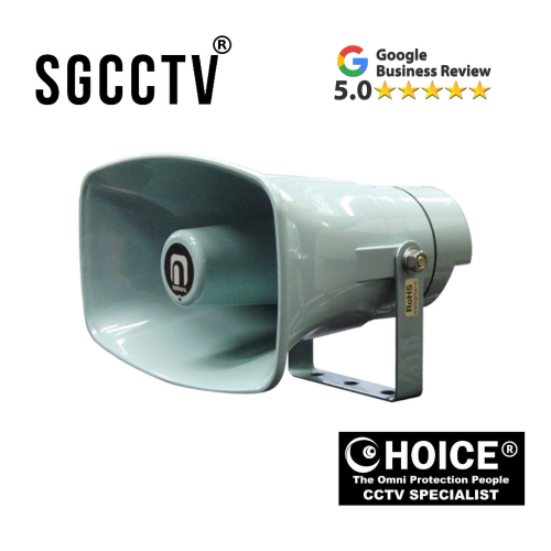 Public warning system MS-210FB 10W Weight 1.2kg Horn made of weather-resistant ASA resin Dimensions Dia.225 x 140; L231mm