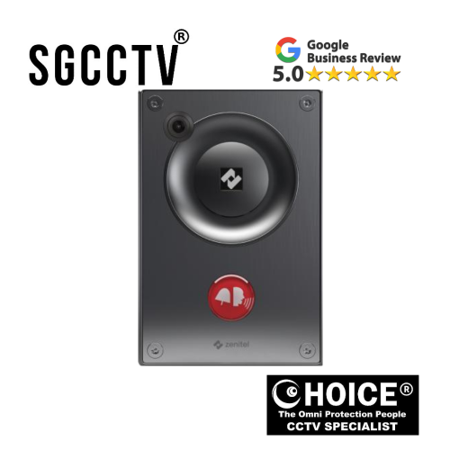 Zenitel TCIV-2+ Video intercom Stainless steel one call button High sound pressure levels active noise and echo cancellation Wide angle hd camera