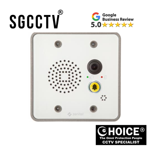 Zenitel TMIV-1+ Mini Video Intercom Mini IP & SIP Video Intercom designed for reliable building communication with a clean, durable build