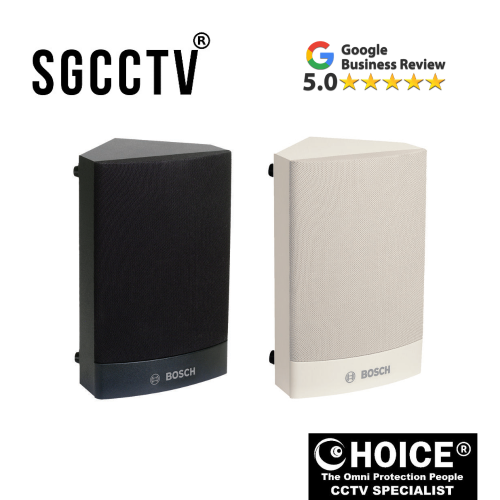 Bosch LB1‑CW06‑x Corner Cabinet Loudspeakers Good speech intelligibility and background music reproduction Special shape mounting at corner NEW