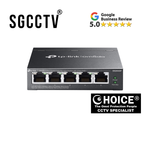Tp-Link Omada ES205GP 5-Port Gigabit Easy Managed Switch