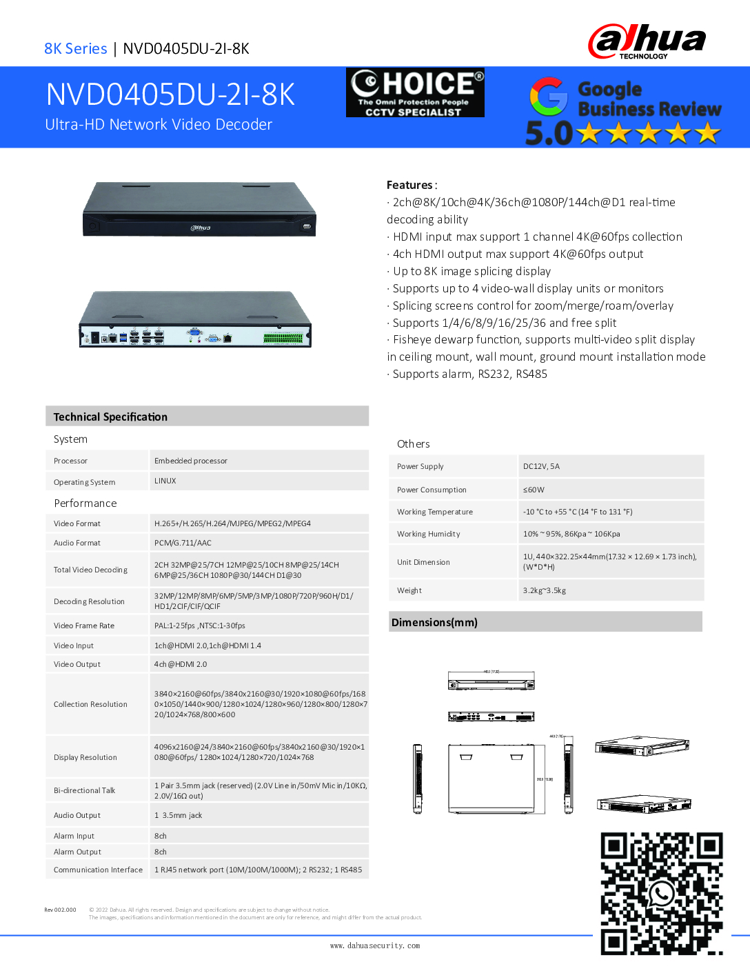 DAHUA NVD0405DU-2I-8K Network Video Decoder Ultra-HD Security System Singapore DAHUA RECORDER Repair Replace Upgrade 13 DAHUA NVD0405DU-2I-8K Network Video Decoder Ultra-HD Security System Singapore DAHUA RECORDER Repair Replace Upgrade - Image 13