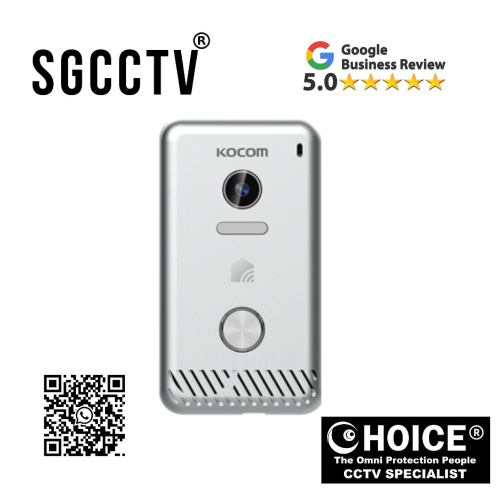 KOCOM INTERCOM KC-S81MPOE IP Door Camera (1M Pixel) / PoE Type House call function High resolution video transmission NEW